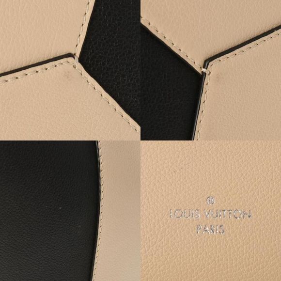 Louis Vuitton LockMe Cover Banille/Noir Leather Tote Bag - Picture 7 of 9